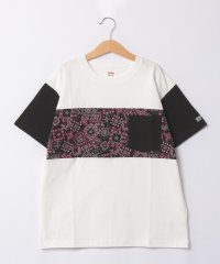 EDWIN/H/S SWITCH T        WHT.BLK ペイズリー/505942755
