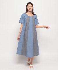 EDWIN/H/S A LINE ONEPIECE BLUE.L BLUE/505943205