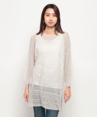 EDWIN/SEE THROUGHT        KNIT.TANK L.GRAY/505943218