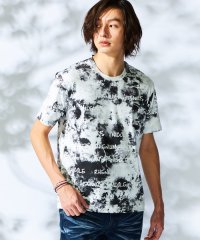 HIDEAWAYS NICOLE/【WEB限定】ムラ柄ロゴプリント半袖Ｔシャツ/505992649