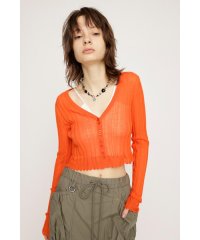 SLY/SHEER CROCHET HG カーディガン/506007222