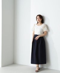 NATURAL BEAUTY BASIC/コクーンタフタスカート/506007257