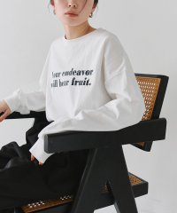 titivate/メッセージロゴロングスリーブTシャツ/506007691