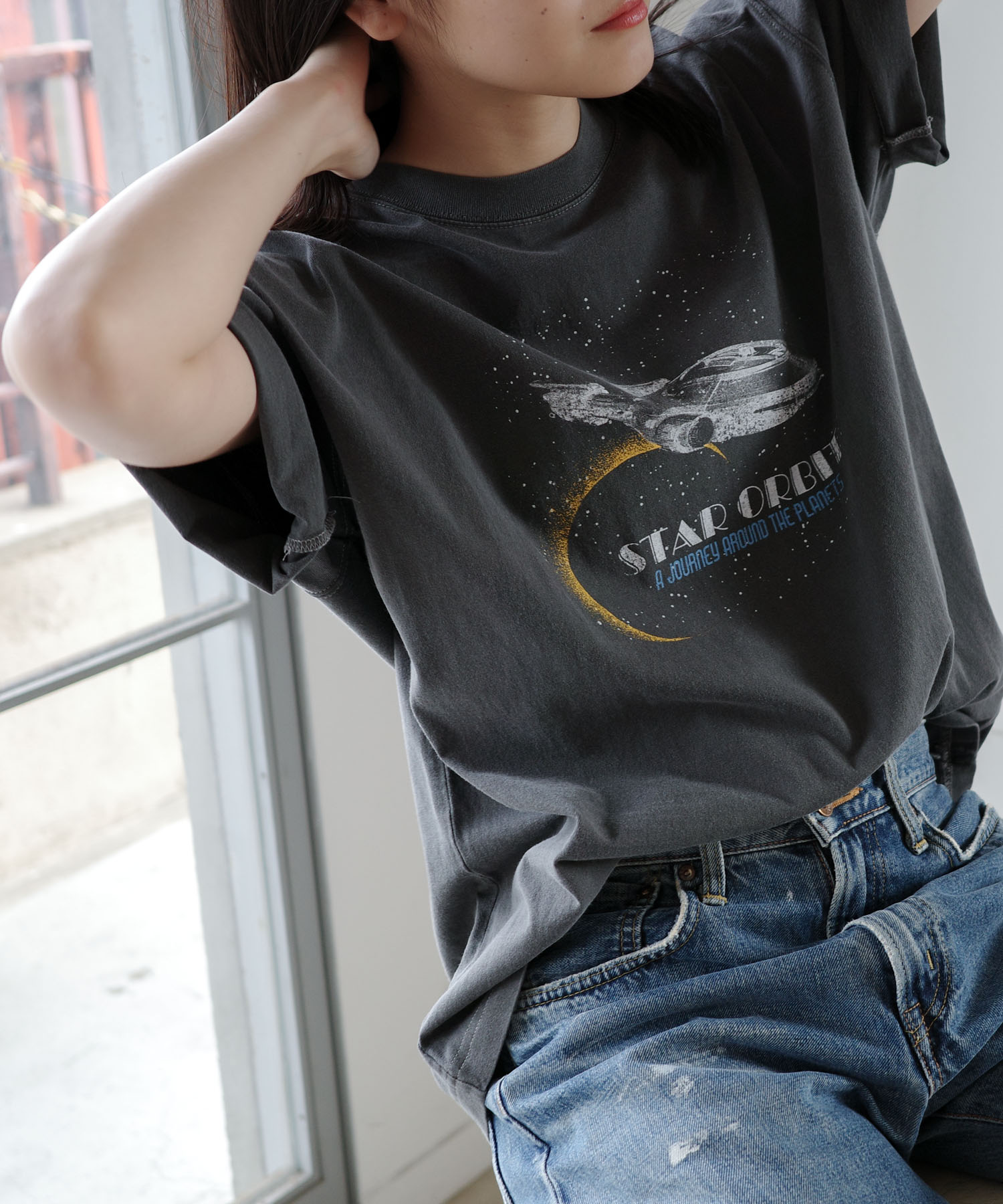 セール】宇宙プリント 半袖 Tシャツ(506007892) | アンメ(ANME) - d ...