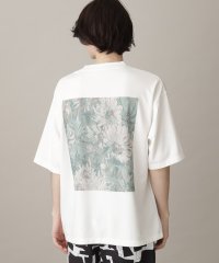 THE SHOP TK/ボタニカルプリント半袖Tシャツ/506008054