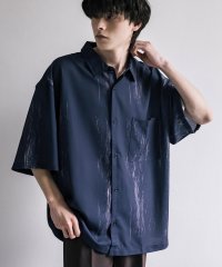 Rocky Monroe/カジュアルシャツ 総柄 半袖 メンズ レディース 柄シャツ 羽織り レギュラーカラー ビッグシルエット オーバーサイズ ワイド ルーズ 薄手 清涼 涼しい スト/506009221