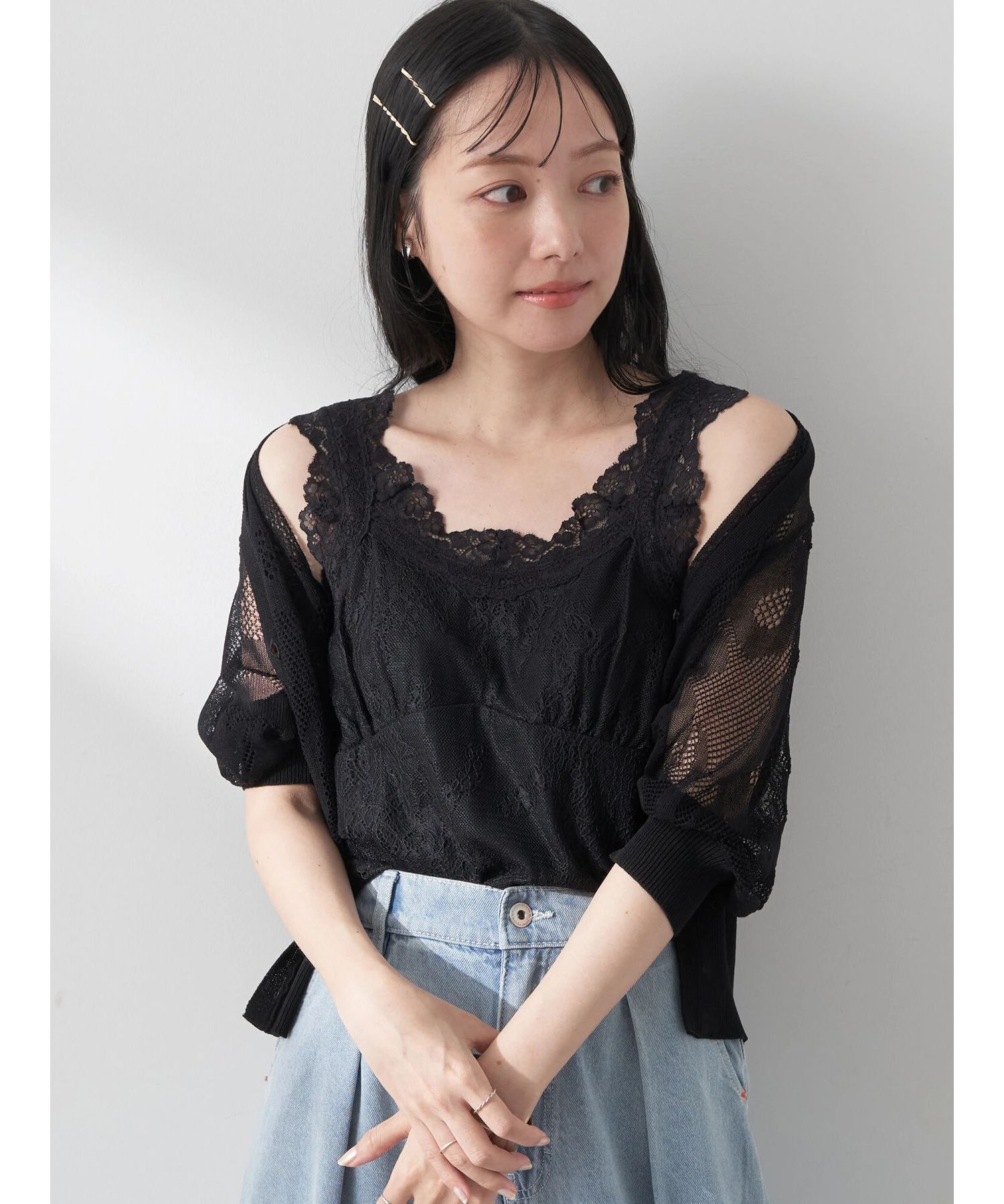 メーカー セール 30%OFF】アースミュージックアンドエコロジー earth カットソー(半袖+袖なし)