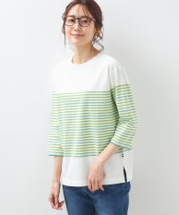 Petit Honfleur/パネルボーダーTシャツ/506009592