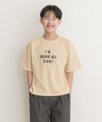 URBAN RESEARCH DOORS（Kids）/『WEB/一部店舗限定』製品染めフロッキープリントロゴTシャツ(KIDS)/506009706