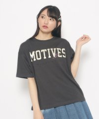 PINK-latte/サテンアップリケアソートTシャツ/506010043