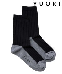 YUQRI/ユクリ YUQRI 【YUQRI / ユクリ】attach broad rib 抗菌防臭 消臭 制菌 靴下 ソックス ギフト プレゼント 贈り物/505216943
