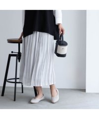 MAC HOUSE/マックハウス Mac－House HusHusH ハッシュアッシュ サテンプリーツスカート P42ー78401/506004225