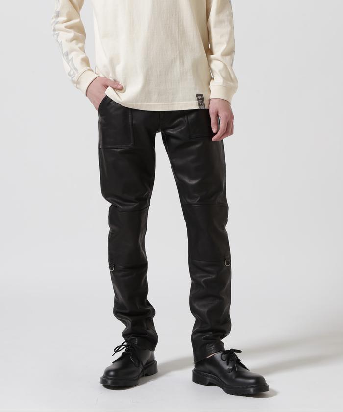 ブラックミーンズ Blackmeans/ブラックミーンズ/BASIC RIDER PANTS COW LEATHER