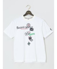 GRAND-BACK/【大きいサイズ】シナコバ/SINA COVA 綿ワッペンモチーフ クルーネック半袖Tシャツ メンズ Tシャツ カットソー カジュアル インナー トップス ギフト/506013438