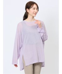 m.f.editorial/エムエフエディトリアル m.f.editorial ハンチ/HUNCH 無地 オーバーサイズ シアーニット レディース ニット セーター トップス カジュアル /506013444