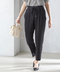 SHIPS WOMEN/〈接触冷感 / 手洗い可能〉アセテート混 バックサテン テーパード パンツ/506013843