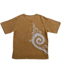 ZIP FIVE/半袖キーネックプルオーバー Tシャツ/506014078