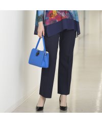 Liliane Burty/ナチュラル素材　センタープレスパンツ/506014223