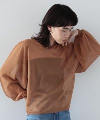 GALLEST/シアーVネックプルオーバー/506014309