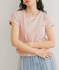 VIS/【WEB/一部店舗限定】パターンメッシュミニＴシャツ/506014328