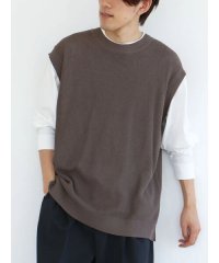 CRAFT STANDARD BOUTIQUE/ニットベスト+ロングスリーブ TEE セット/506014858