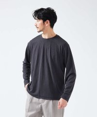 ABAHOUSE/【ストレッチテレコ】長袖Tシャツ/506014964