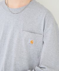 Carhartt/【Carhartt / カーハート】トップス カットソー ロンT 長袖 ポケット ワンポイント 無地 ビッグシルエット ヘビーオンス K126/505938458