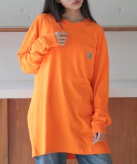Carhartt/カーハート Carhartt 【Carhartt / カーハート】トップス カットソー ロンT 長袖 ポケット ワンポイント 無地 ビッグシルエット ヘビーオン/505938458