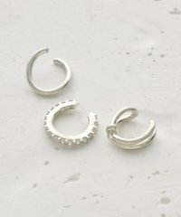GOLDY/ゴールディ GOLDY 【GOLDY】アクセサリー アクセ イヤーカフ キュービックジルコニア メタルノット セット イヤーカフセット 3PCS 結婚式 オケー/505995121