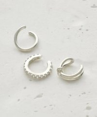 GOLDY/【GOLDY】アクセサリー アクセ イヤーカフ キュービックジルコニア メタルノット セット イヤーカフセット 3PCS 結婚式 オケージョン 2230208/505995121