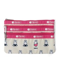 LeSportsac/3－ZIP COSMETICミッフィーグリッドチェックアクセサリー/505998868