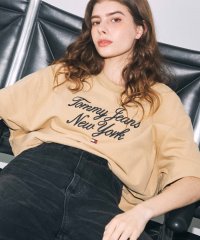 TOMMY JEANS/【NET ViVi掲載】オーバーサイズラグジュアリーセリフTシャツ/506005461