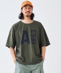 ＡＩＧＬＥ MEN/【EC限定】 オーガニックコットン オーバーサイズ ビッグロゴ 半袖Tシャツ/506015047