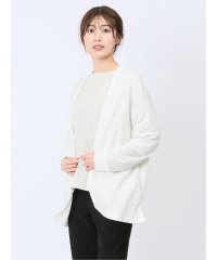 m.f.editorial/エムエフエディトリアル m.f.editorial UVカット リブトッパーカーディガン 半袖 レディース シャツ カットソー トップス ブラウス カジュアル /506015370