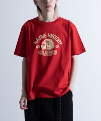 Nylaus/レギュラーフィット アメカジロゴ アソートプリント ショートスリーブTシャツ/506015407