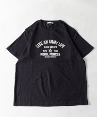 Nylaus/レギュラーフィット ミリタリーロゴ アソートプリント ショートスリーブTシャツ/506015416