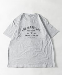 Nylaus/レギュラーフィット ミリタリーロゴ アソートプリント ショートスリーブTシャツ 半袖Tシャツ/506015416