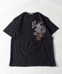 Nylaus select/Tシャツ メンズ 半袖 クルーネック 和柄 プリント 半袖Tシャツ カットソー トップス メンズ レディース ユニセックス カジュアル 夏 服 お洒落/506015484