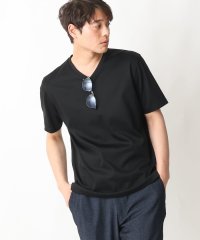 a.v.v (MEN)/【接触冷感】ハイクオリティーコットンシルケットＶネックＴシャツ/505851296