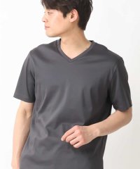 a.v.v (MEN)/【ジャケイン/接触冷感】シルケットスムースＶネックＴシャツ/505851296