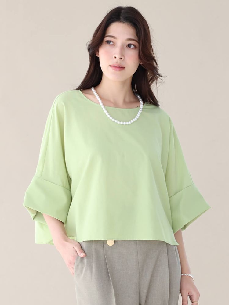◆美品◆ FENNEL フェンネル　ワイドカフスドルマンブラウス クーポン】【セール51%OFF】フェンネル FENNEL ワイドカフス