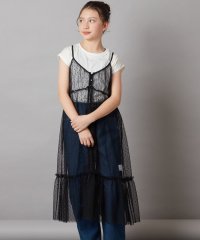 a.v.v(KID'S)/[120－130]【２点セット】チュールキャミワンピ×Tシャツ/506015689