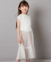 a.v.v(KID'S)/[140－150]【２点セット】チュールキャミワンピ×Tシャツ/506015690