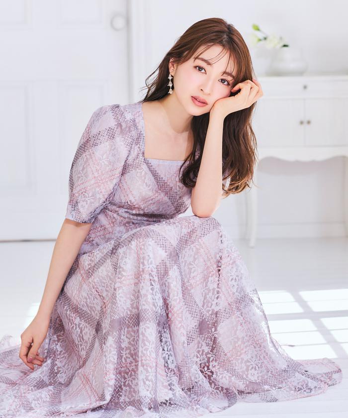 セール 50%OFF】レースチェックワンピース(506015715) | ウィル セール 50%OFF】レースチェックワンピース(506015715) | ウィル