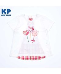 KP/KP(ケーピー)mimiちゃんキャンディー後ろ切り替え半袖Tシャツ(140)/505921116