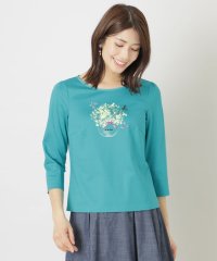 TO BE CHIC/コットンポンチ モチーフカットソー/506003648