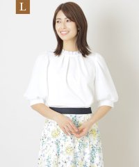 TO BE CHIC(L SIZE)/【L】コットンポンチ カットソー/506004276