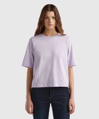 BENETTON (women)/クルーネック5分袖Tシャツ・カットソー/506004559