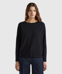 BENETTON (women)/クルーネックラグランスリーブ長袖Tシャツ・カットソー/506004560