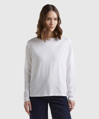 BENETTON (women)/クルーネックラグランスリーブ長袖Tシャツ・カットソー/506004560